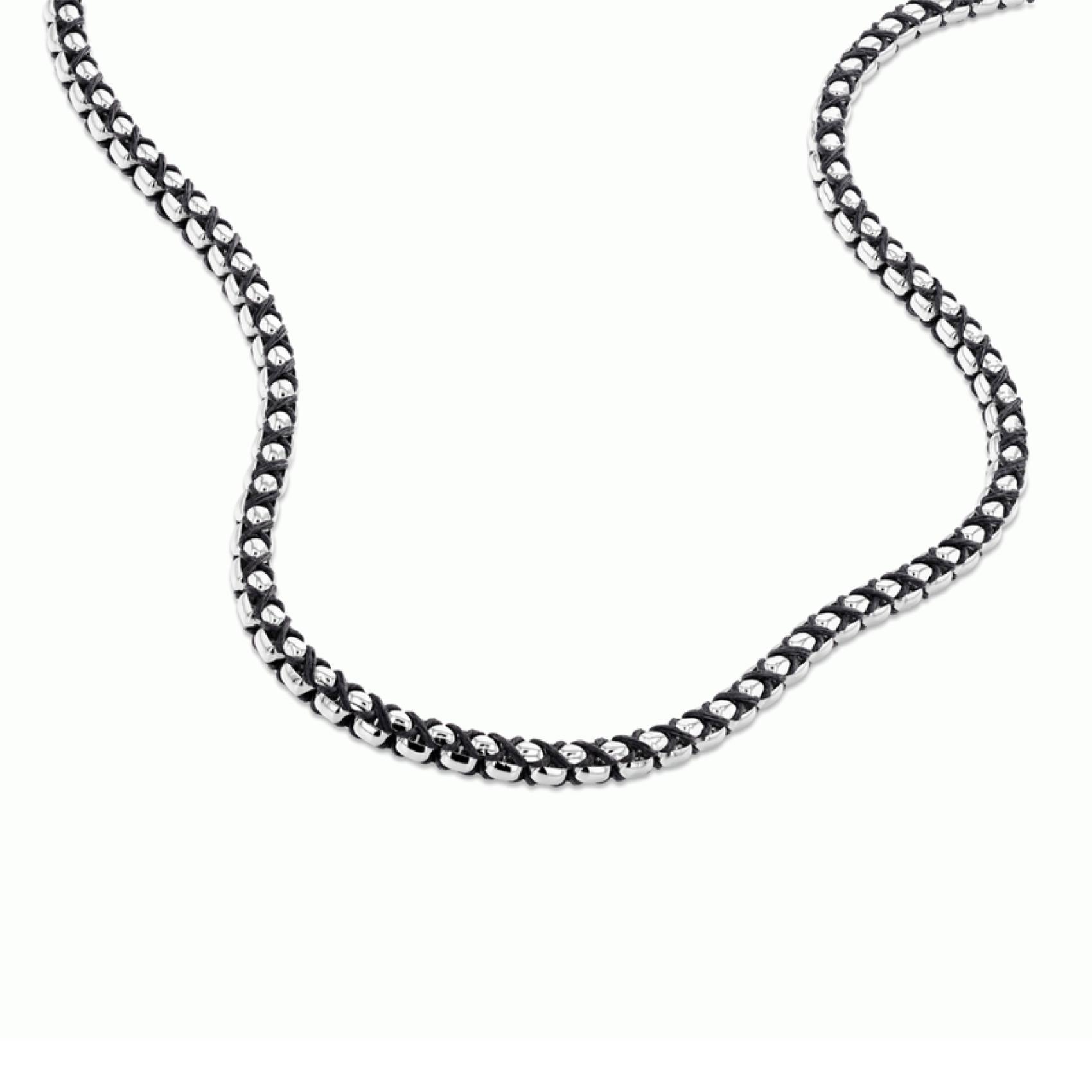 Ανδρική αλυσίδα Calvin Klein 35100038 ατσάλινη-ασημί με μήκος 60cm.