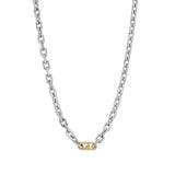 Ανδρικό Ασημί Κολιέ Emporio Armani EGS3147040 Mε Ατσάλινη Αλυσίδα