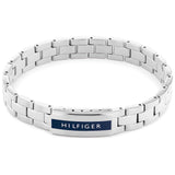 Ανδρικό Βραχιόλι Ατσάλινο Ασημί Tommy Hilfiger