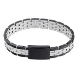Βραχιόλι Tommy Hilfiger 2790503 Ατσάλινο Δίχρωμο Μαύρο