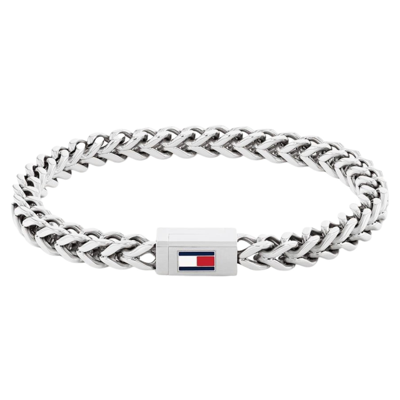 Ανδρικό βραχιόλι χειροπέδα Tommy Hilfiger 2790647 από ατσάλι σε ασημί χρώμα.