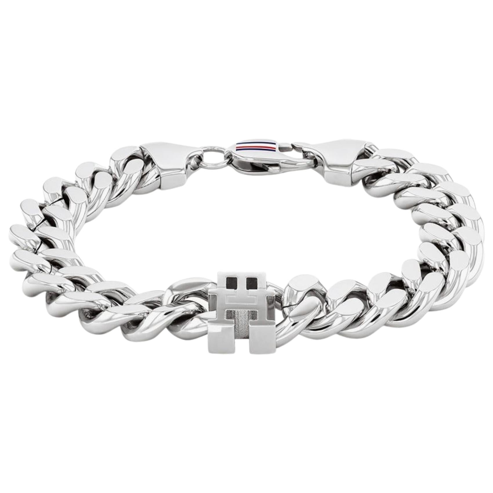 Ανδρικό βραχιόλι χειροπέδα Tommy Hilfiger 2790664 από ατσάλι σε ασημί χρώμα.