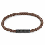Βραχιόλι Calvin Klein 35000103 Δερμάτινο Καφέ