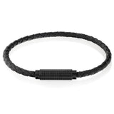 Βραχιόλι Calvin Klein 35000424 Δερμάτινο Μαύρο