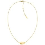 Κολιέ Calvin Klein 35000601 ατσάλινο χρυσό με κρεμαστό στοιχείο σταγόνα.