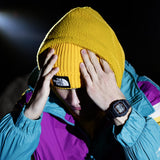 Casio G-Shock GW-M5610U-1 Solar με μαύρο καουτσούκ λουράκι και ψηφιακό καντράν.