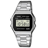 Ρολόι Casio Vintage Iconic A-158WEA-1EF Με Ασημί Μπρασελέ