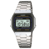 Casio Vintage Iconic A-164WA-1VES Με Ασημί Μπρασελέ