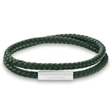 Βραχιόλι Calvin Klein 35100018 Διπλό Δερμάτινο Πράσινο