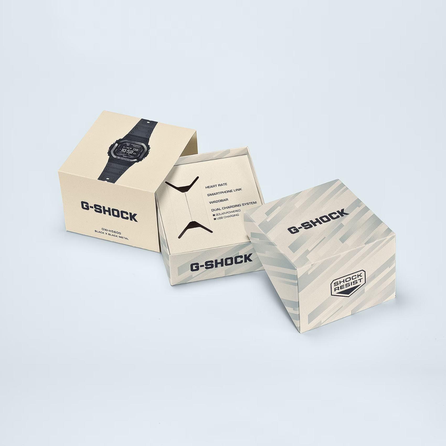 Συσκευασία ρολογιού G-Squad Casio G-Shock DW-H5600MB-1ER.