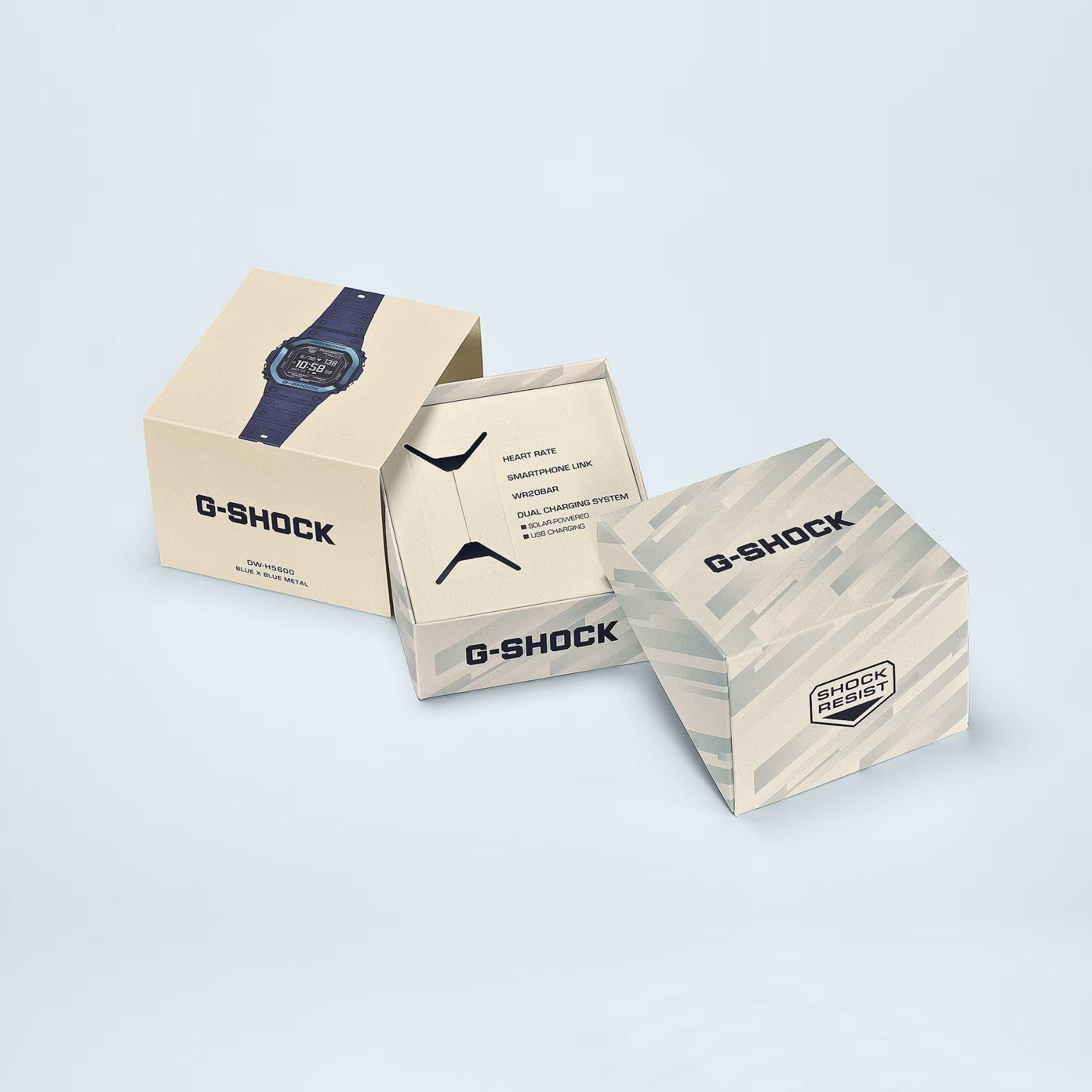 Συσκευασία ρολογιού G-Squad Casio G-Shock DW-H5600MB-2ER.