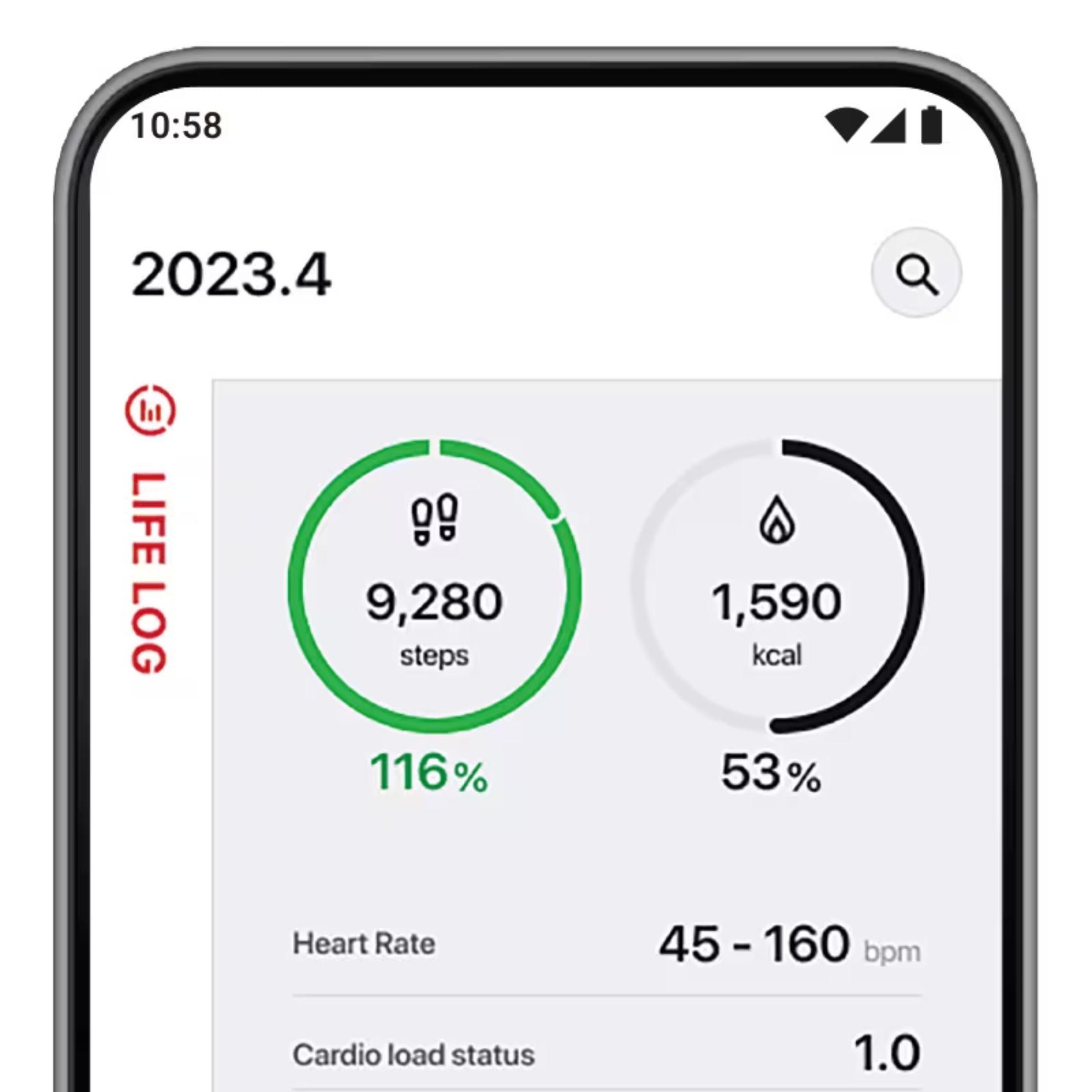 Προπονητικό ρολόι smartwatch G-Squad Casio G-Shock DW-H5600MB-2ER Solar με μπλε καουτσούκ λουράκι και μαύρο καντράν διαμέτρου 44,5mm σε τετράγωνο σχημα.