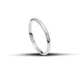 Κλασικές Βέρες Γάμου Λευκόχρυσες 2.5mm WR016