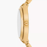 Γυναικείο ρολόι Michael Kors Lennox MK7391 με χρυσό ατσάλινο μπρασελέ και άσπρο καντράν 37mm.