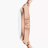 Γυναικείο ρολόι Michael Kors Lennox MK7462 με ροζ χρυσό ατσάλινο μπρασελέ και ροζ καντράν 37mm.
