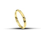 Μοντέρνες Βέρες Γάμου Χρυσές, Τρίεδρες πλάτους 3mm WR017