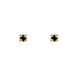 Σκουλαρίκια Pdpaola AR01-093-U L'Essentiel Black Essentia Gold