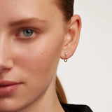 Καρφωτά σκουλαρίκια Pdpaola AR02-083-U L'Essentiel Kita Silver ασημί με ζιργκόν.