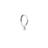 Μονό σκουλαρίκι κρίκος Pdpaola PG02-028-U Essentials Tide Silver ασημί με ζιργκόν.