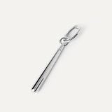 Μονό σκουλαρίκι PG02-144-U Icons Supreme Jupiter Silver ασημί με κρεμαστό σταγόνα.