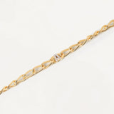 Βραχιόλι αλυσίδα Pdpaola PU01-538-U Letters Letter A Link με αρχικό "Α" με ζιργκόν.