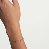 Βραχιόλι Pdpaola PU01-588-U Essentials Teardrop Gold επίχρυσο με κρεμαστά στοιχεία.