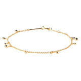 Βραχιόλι Pdpaola PU01-588-U Essentials Teardrop Gold επίχρυσο με κρεμαστά στοιχεία.