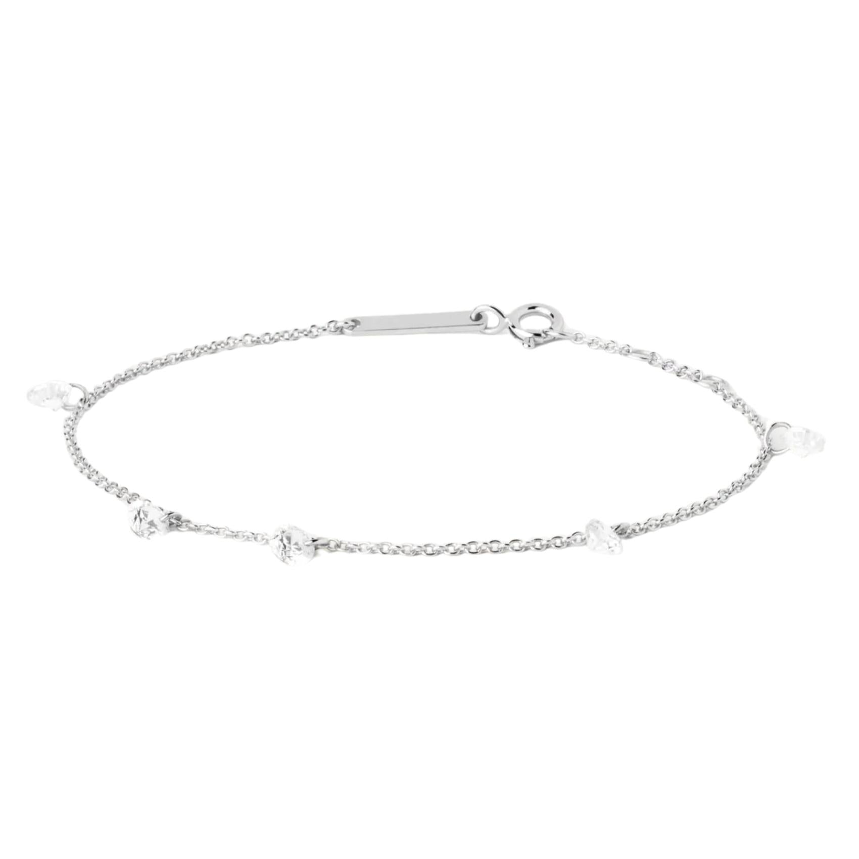 Βραχιόλι Pdpaola PU02-594-U Essentials Joy Silver ασήμένιο επιπλατινωμένο με ζιργκόν.