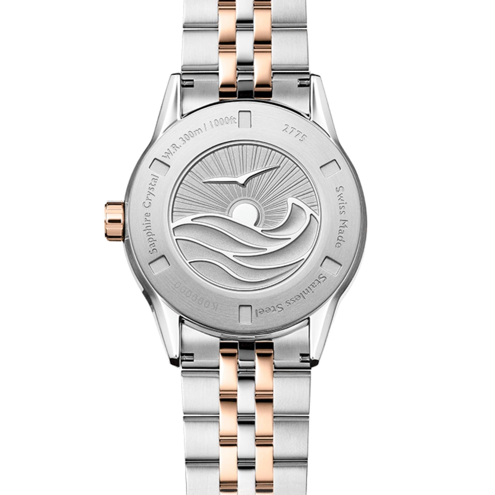 Raymond Weil Freelancer 2775-S51-20051 Diver αυτόματο με δίχρωμο ασημί-ροζ χρυσό ατσάλινο μπρασελέ και μαύρο καντράν διαμέτρου 42mm.