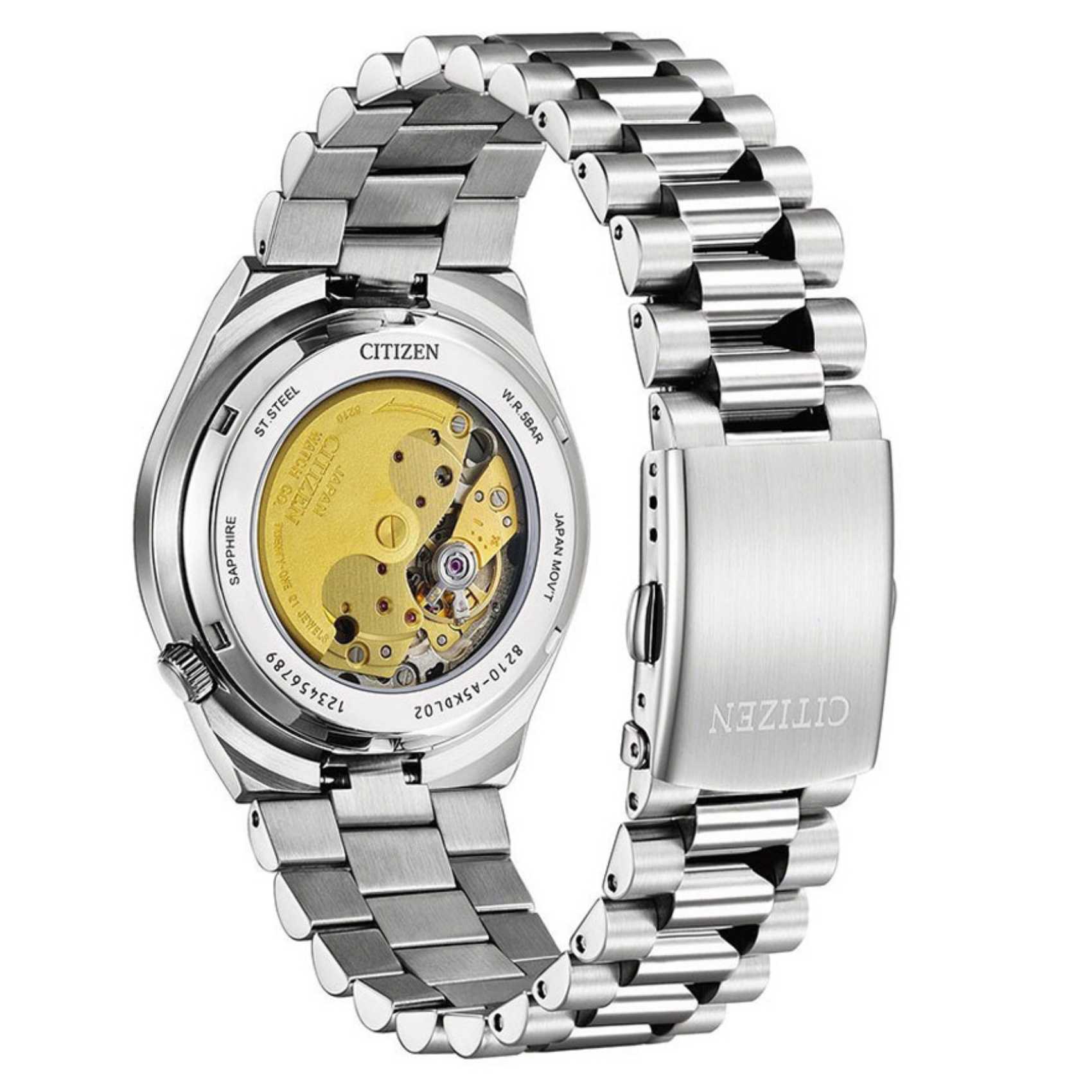 Open back μηχανισμός από ρολόι Citizen Tsuyosa NJ0151-88W.