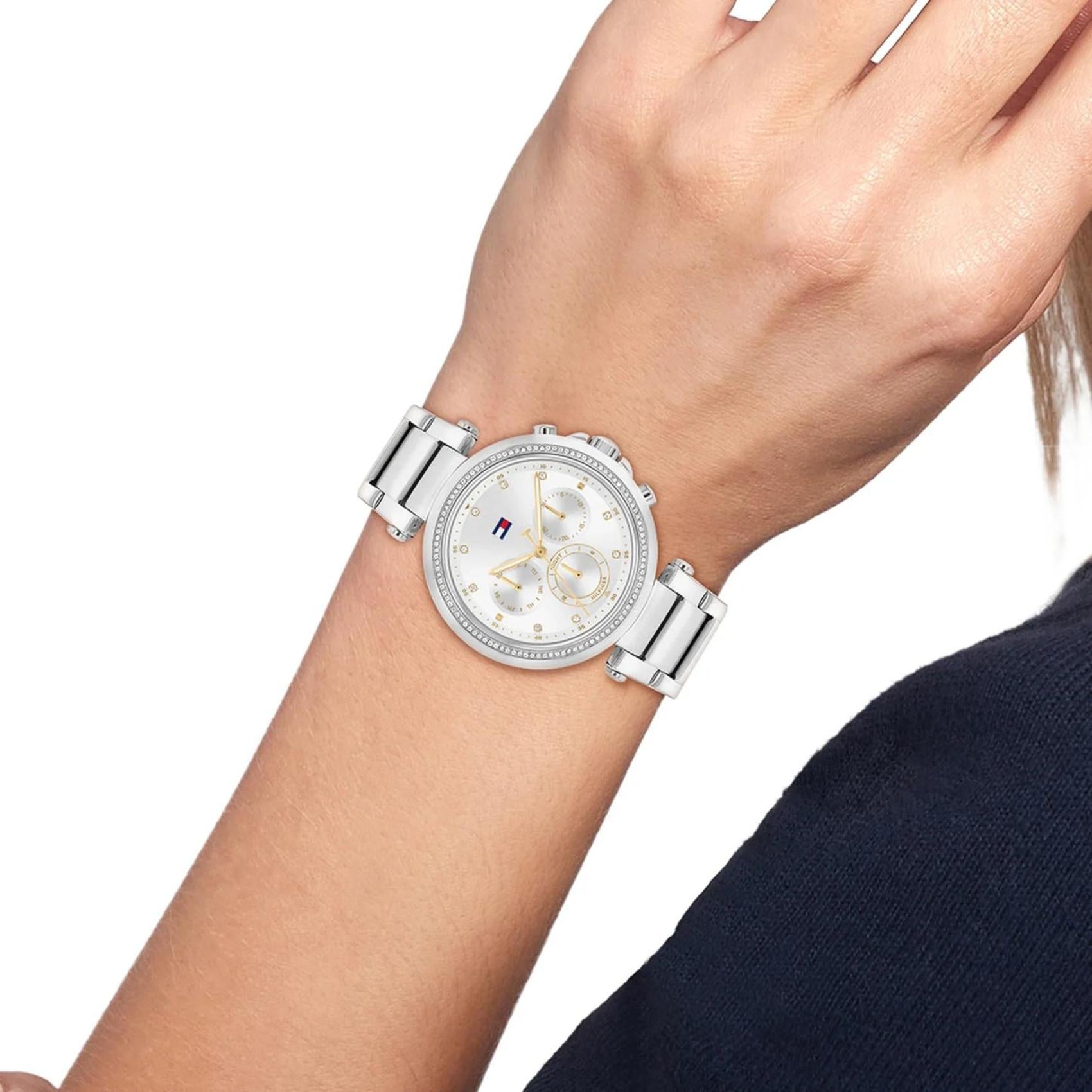 Ρολόι Tommy Hilfiger Emily 1782701 Με Ασημί Μπρασελέ