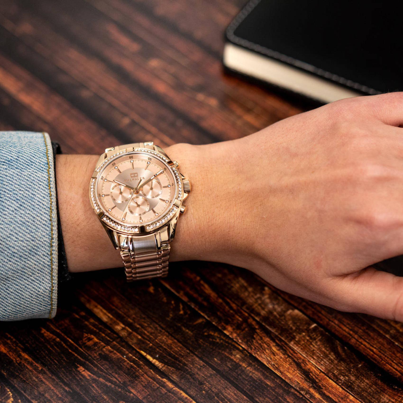 Γυναικείο Ρολόι Tommy Hilfiger Kenzie 1782558 Με Ροζ Χρυσό Μπρασελέ