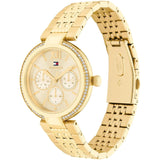 Ρολόι Tommy Hilfiger Sophia 1782697 με χρυσό ατσάλινο μπρασελέ και χρυσό καντράν διαμέτρου 36mm με ζιργκόν.