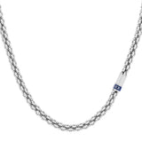Ανδρικό κολιέ Tommy Hilfiger 2790524, με στοιχείο ενσωματομένο στην αλυσίδα κατασκευασμένο από χειρουργικό ατσάλι σε ασημί χρώμα.