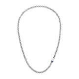 Ανδρικό κολιέ Tommy Hilfiger 2790524, με στοιχείο ενσωματομένο στην αλυσίδα κατασκευασμένο από χειρουργικό ατσάλι σε ασημί χρώμα.