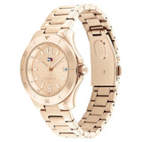Γυναικείο ρολόι Tommy Hilfiger  Brooke 1782514 με ροζ χρυσό ατσάλινο μπρασελέ και ροζ χρυσό καντράν διαμέτρου 36mm με ημερομηνία.