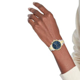 Γυναικείο ρολόι Tommy Hilfiger Isabel 1782524 με δίχρωμο ασημί-χρυσό ατσάλινο μπρασελέ και μπλε καντράν διαμέτρου 38mm.