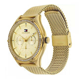 Γυναικείο ρολόι Tommy Hilfiger Lexi 1782655 με χρυσό ατσάλινο μπρασελέ και χρυσό καντράν διαμέτρου 41mm με ζιργκόν.