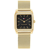 Τετράγωνο Ρολόι Tommy Hilfiger Toni 1782611 Με Χρυσό Μπρασελέ