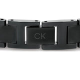 Ανδρικό βραχιόλι Calvin Klein 35100010 ατσάλινο σε μαύρο χρώμα.