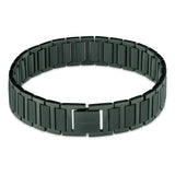 Ανδρικό βραχιόλι Calvin Klein 35100030 ατσάλινο σε πράσινο χρώμα με σχέδιο μπρασελέ.