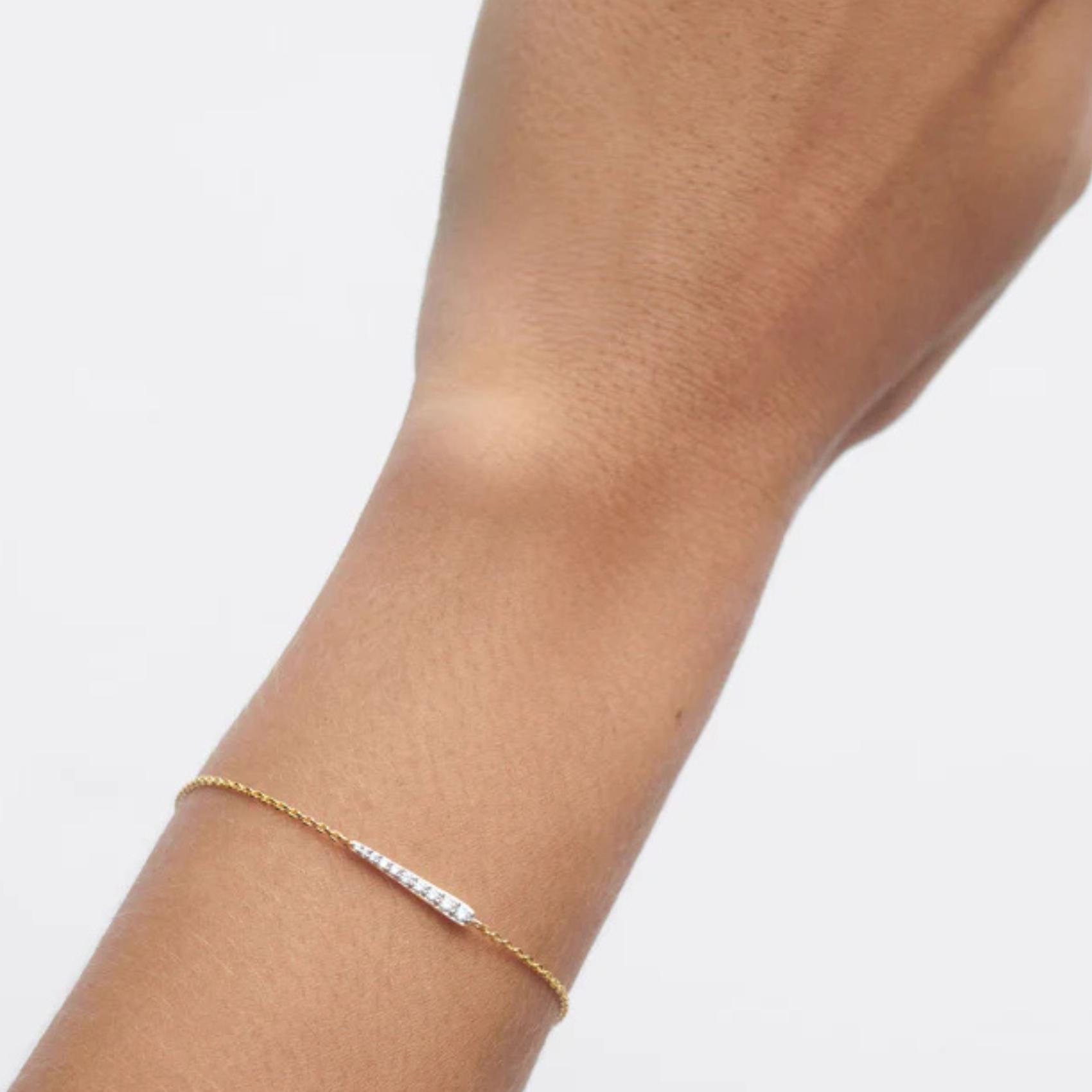 Bραχιόλι PDPAOLA PU01-847-U Olga από ασήμι 925 επιχρυσωμένο με ζιργκόν.