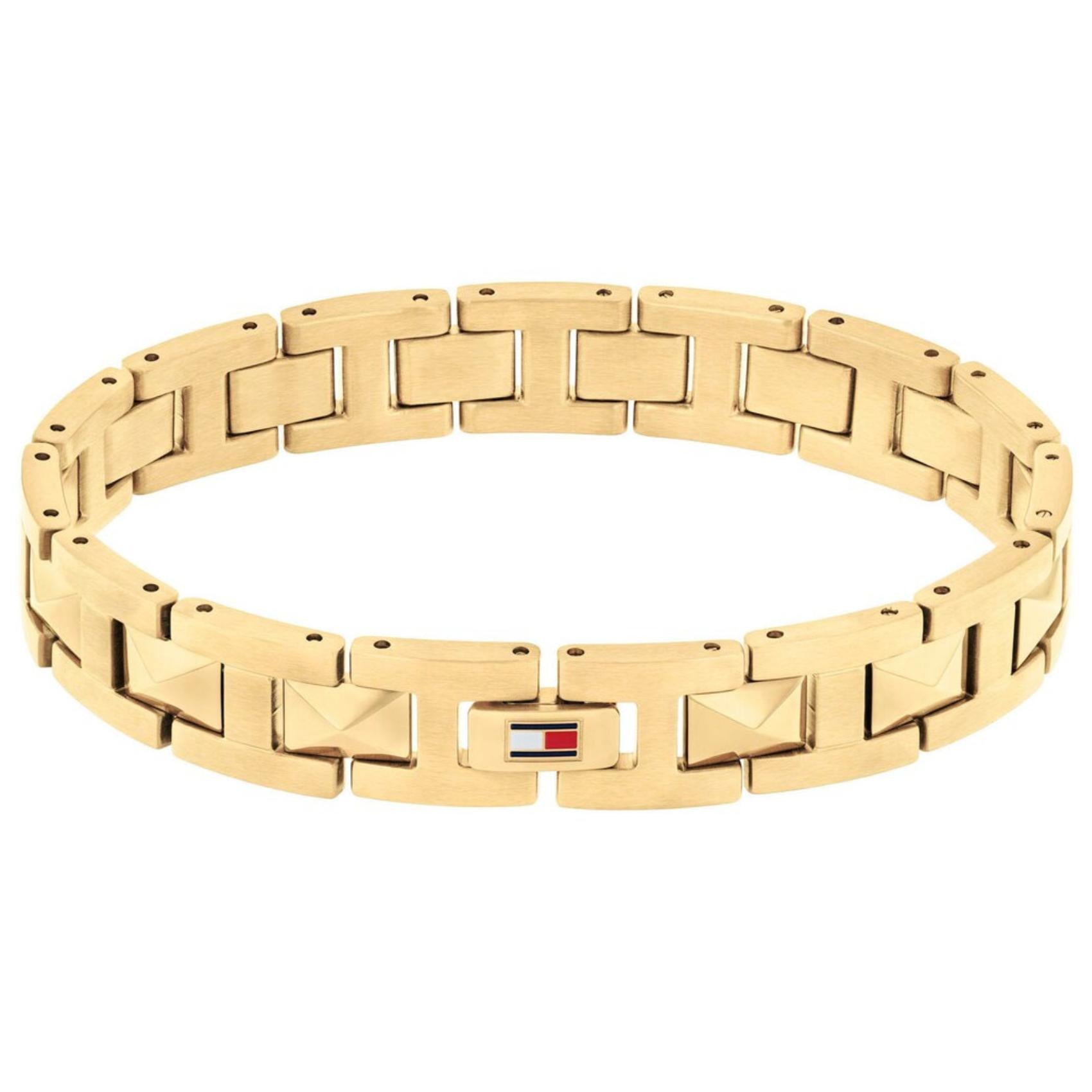 Ανδρικό βραχιόλι χειροπέδα Tommy Hilfiger 2790567 από ατσάλι σε χρυσό χρώμα.
