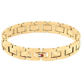 Ανδρικό βραχιόλι χειροπέδα Tommy Hilfiger 2790567 από ατσάλι σε χρυσό χρώμα.