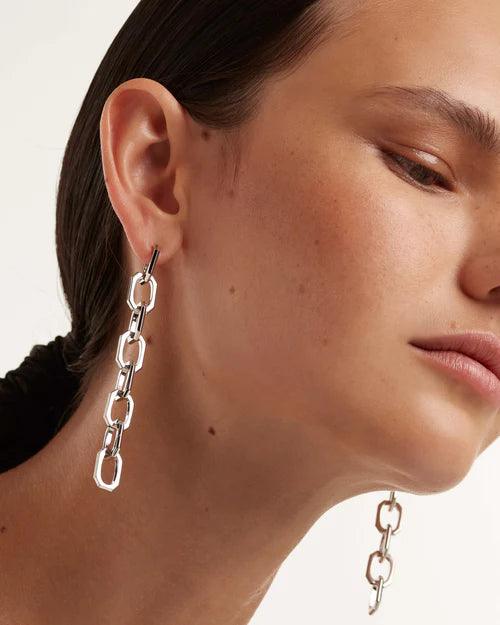 Σκουλαρίκια PD Paola Signature Chain Ασήμι 925 AR02-418-U