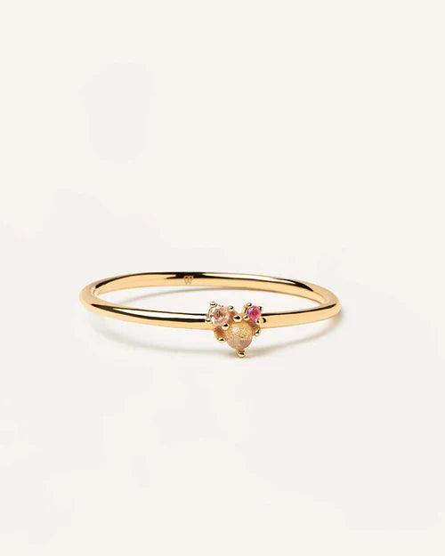 Δαχτυλίδι Rose Blush Ασήμι 925 Επιχρυσωμένο PDPAOLA AN01-192-14