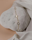 Βραχιόλι χρυσό γυναικείο με σταυρουδάκια