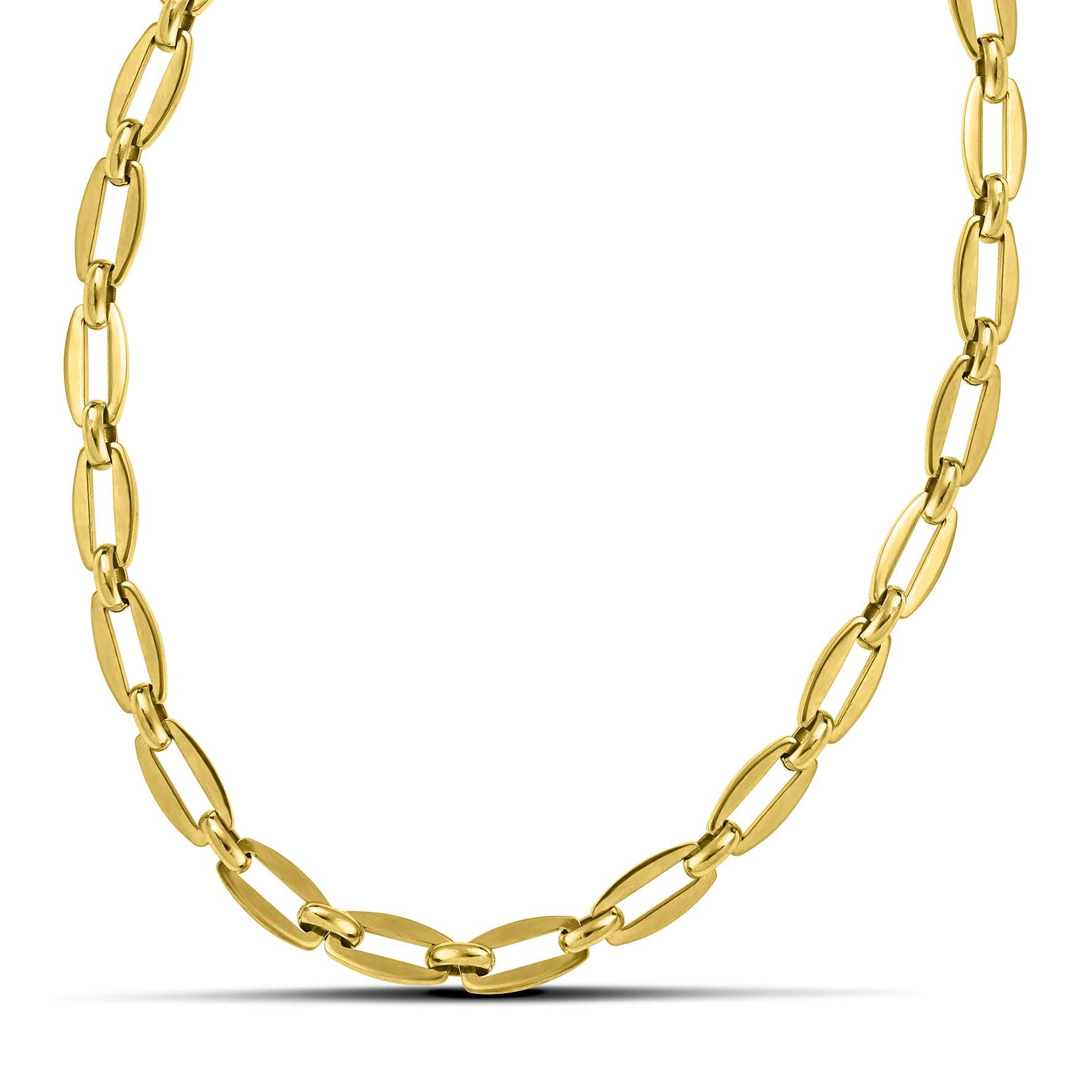 Ανδρική Αλυσίδα Λαιμού Ατσάλινη Επιχρυσωμένη CN2205.012