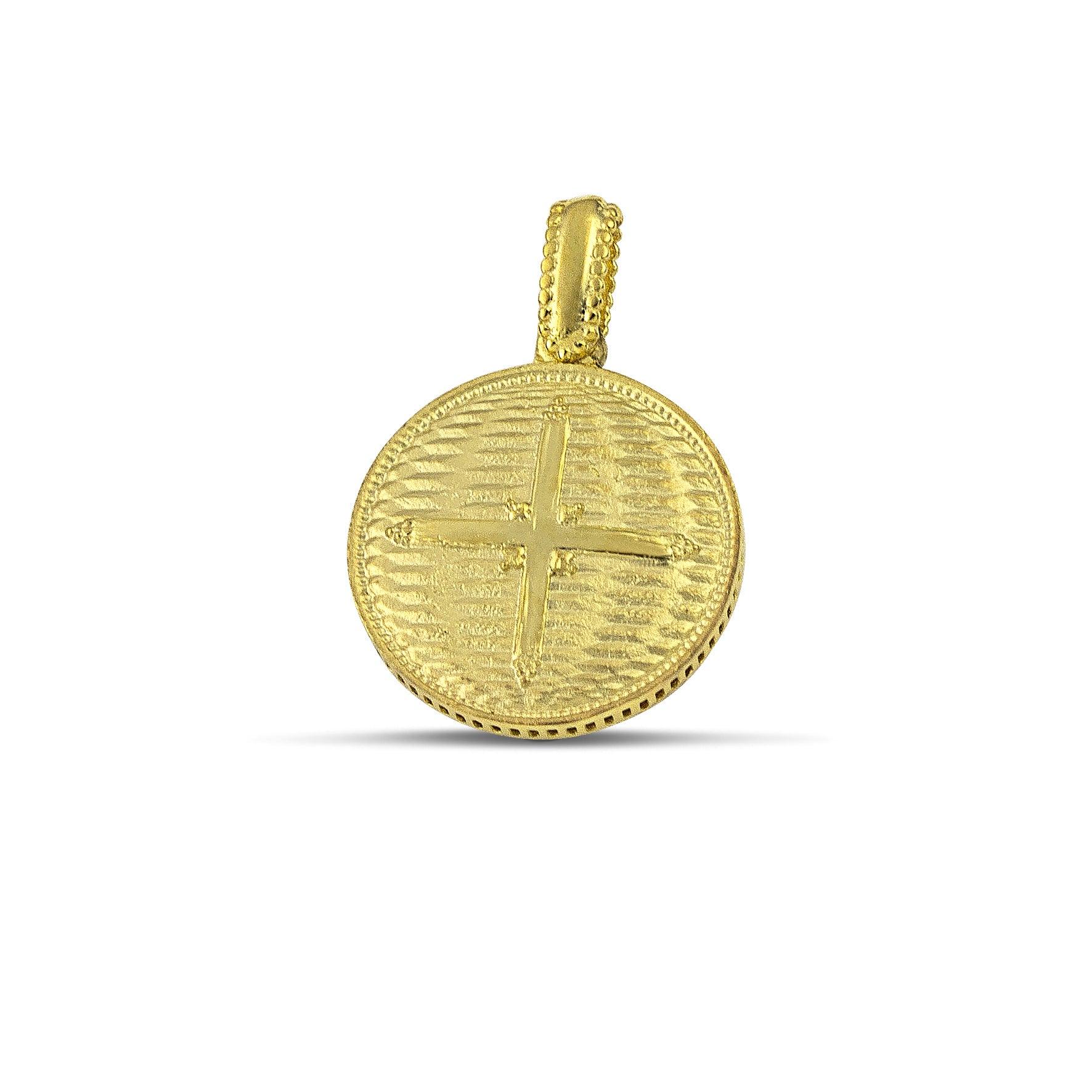 Κωνσταντινάτο μενταγιόν χρυσό Κ14