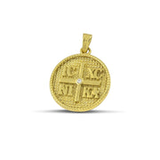 Κωσταντινάτο μενταγιόν από χρυσό 14 καρατίων